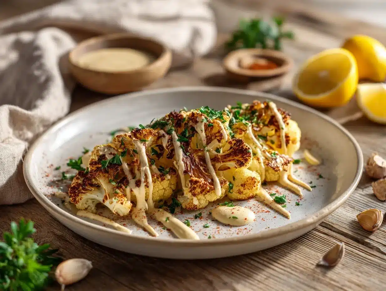 roasted cauliflower preparation steps