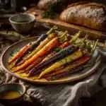 roasted rainbow carrots - featured image