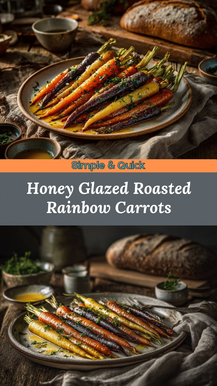 roasted rainbow carrots recipe