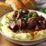 Slow Cooker Beef Manhattan - featured image