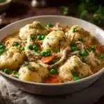 slow cooker chicken and dumplings - featured image
