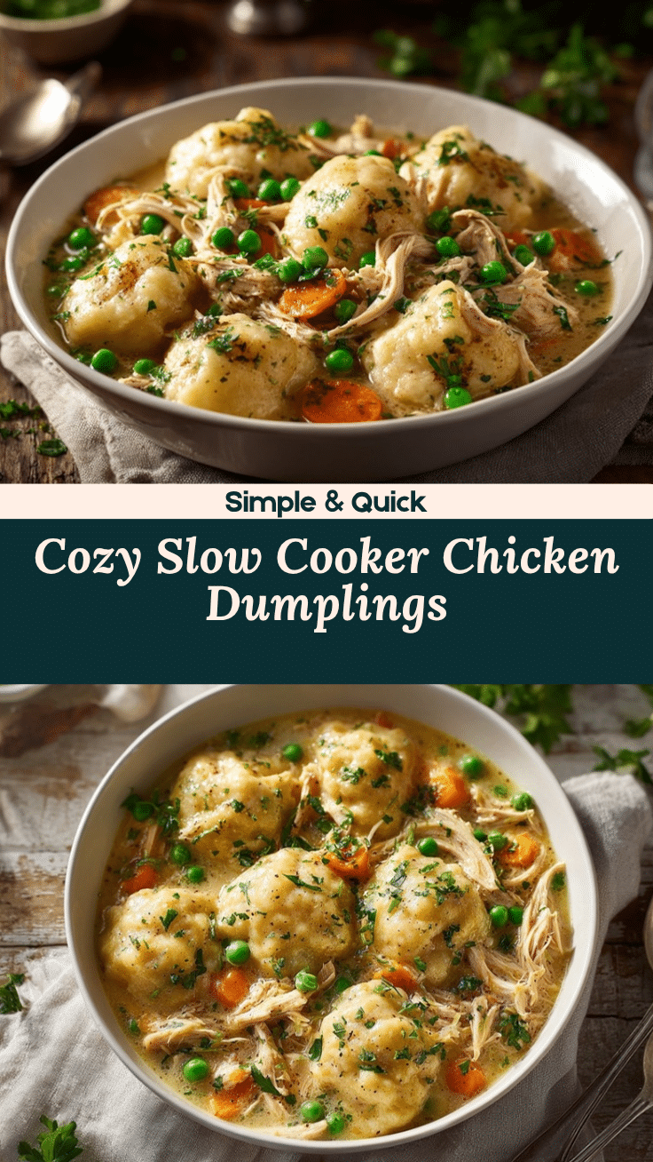 slow cooker chicken and dumplings recipe