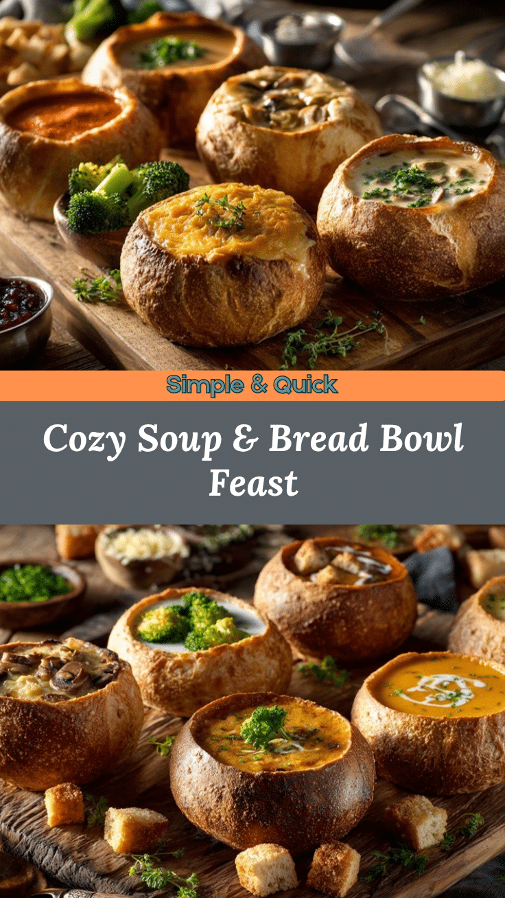 soup and bread bowl recipe