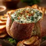 spinach and bacon dip - featured image