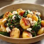 spinach feta gnocchi - featured image