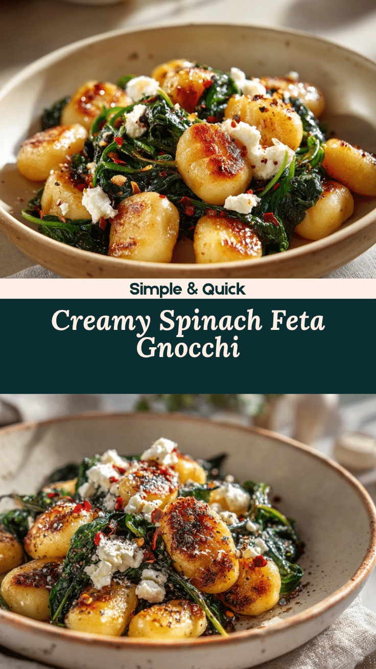 spinach feta gnocchi recipe