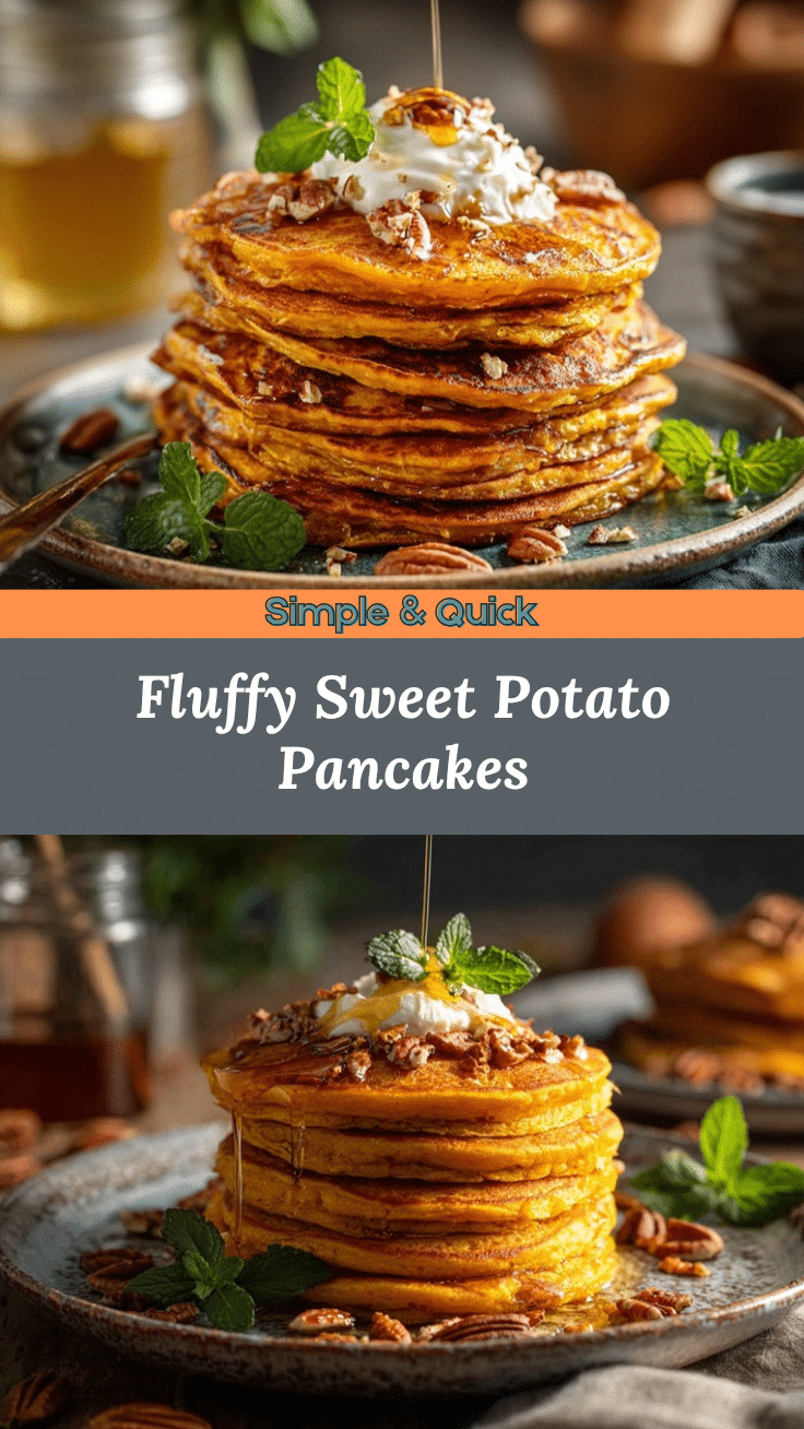 sweet potato pancakes recipe