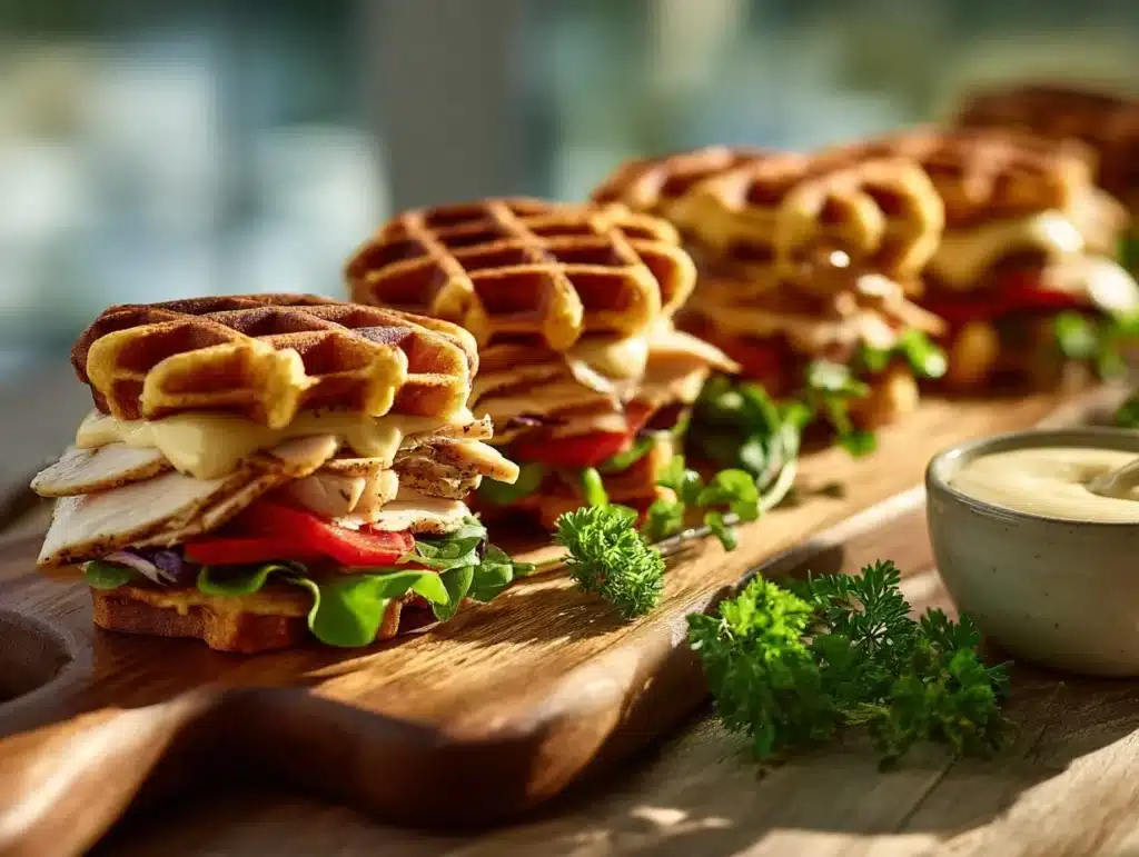 turkey and waffle sliders - featured image