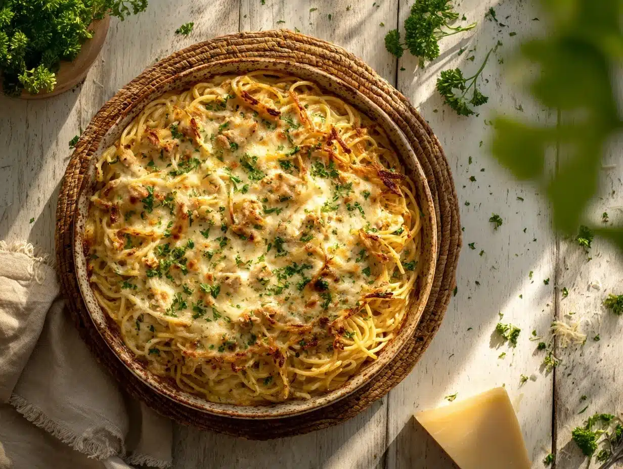 Turkey Tetrazzini preparation steps