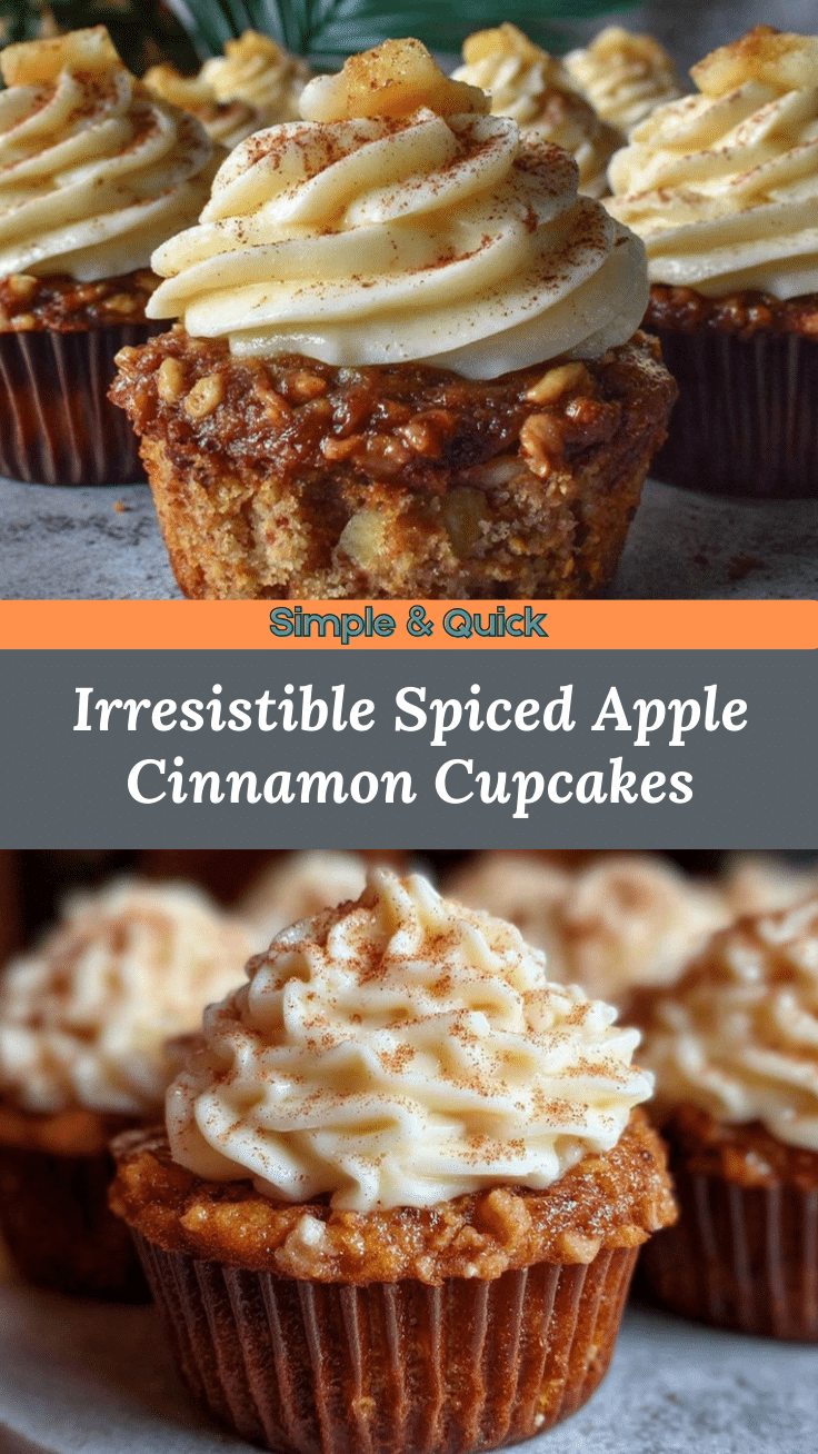 apple cinnamon cupcakes recipe