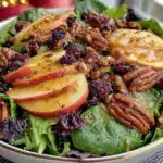 apple cranberry pecan salad - featured image