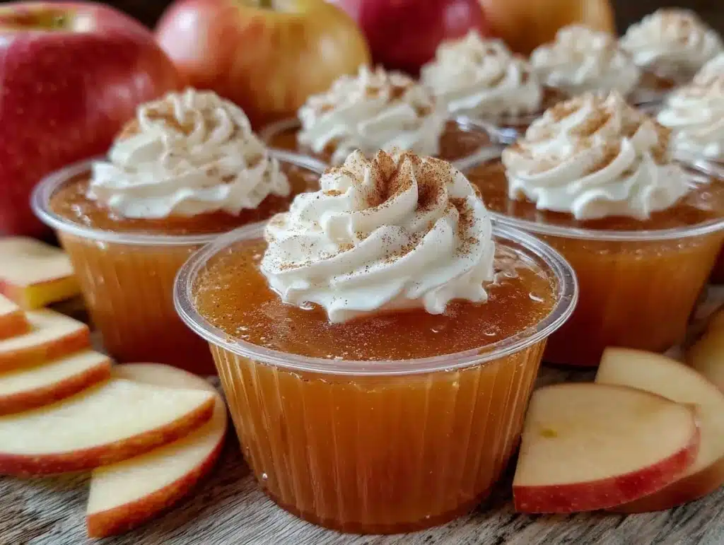 apple pie jello shots - featured image
