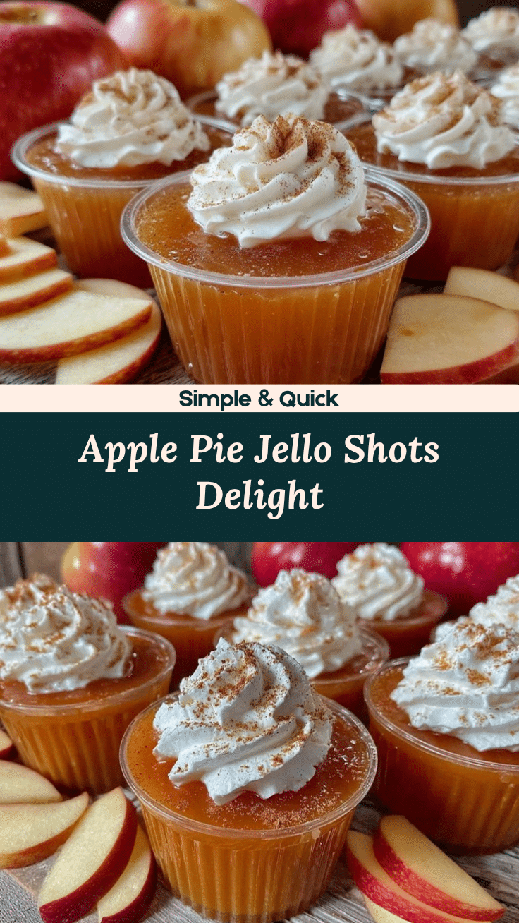 apple pie jello shots recipe