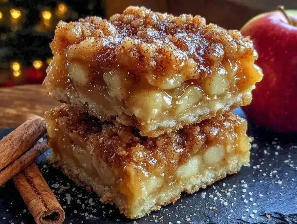 apple snickerdoodle bars - featured image