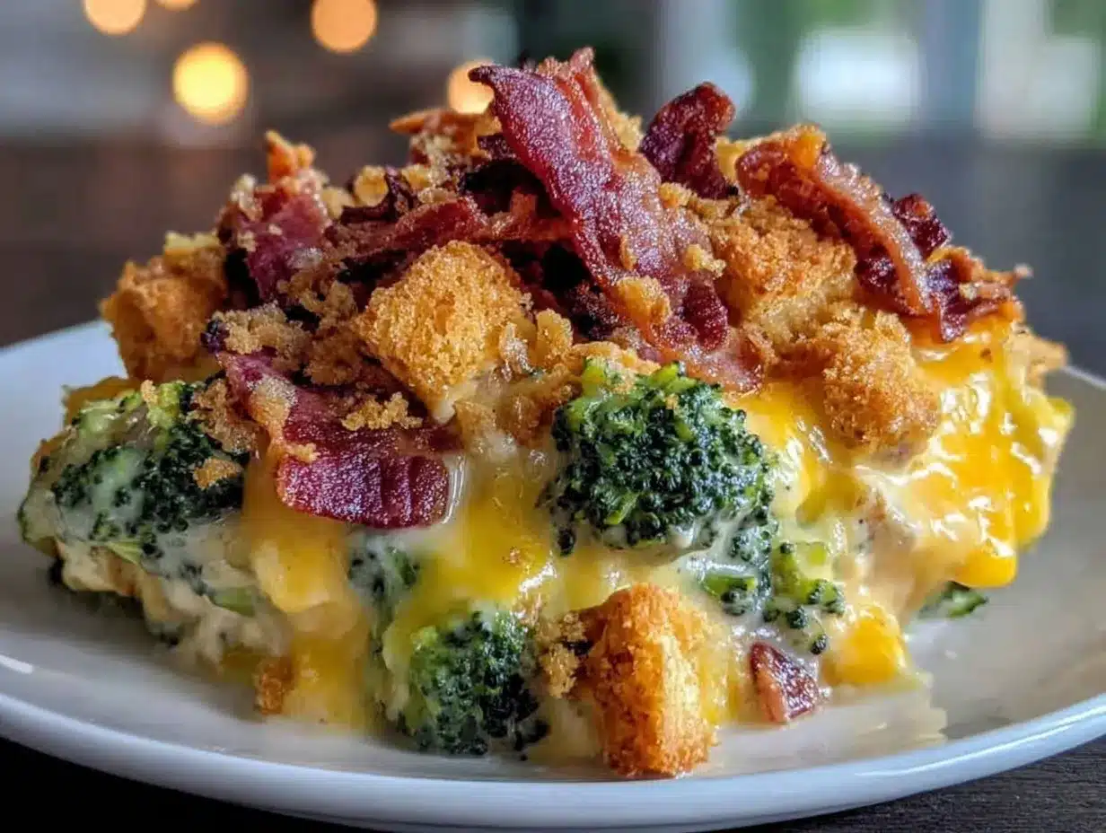 broccoli ranch chicken casserole preparation steps