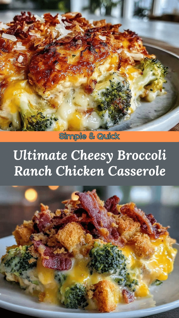 broccoli ranch chicken casserole recipe