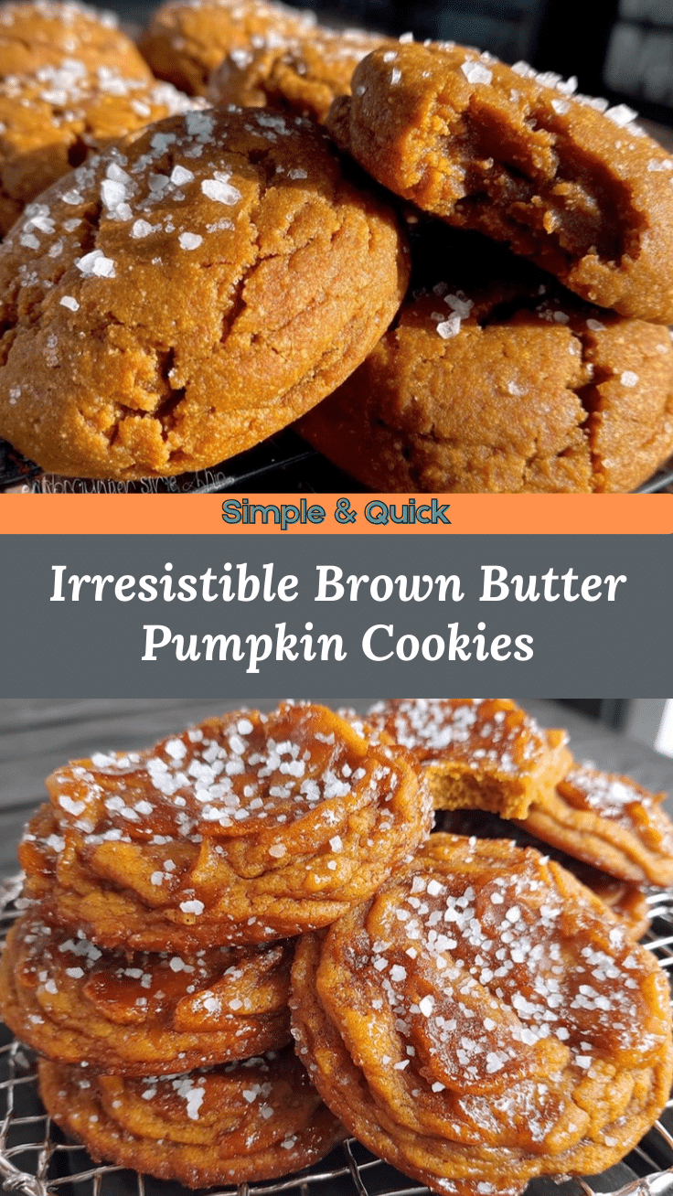 brown butter maple pumpkin cookies recipe