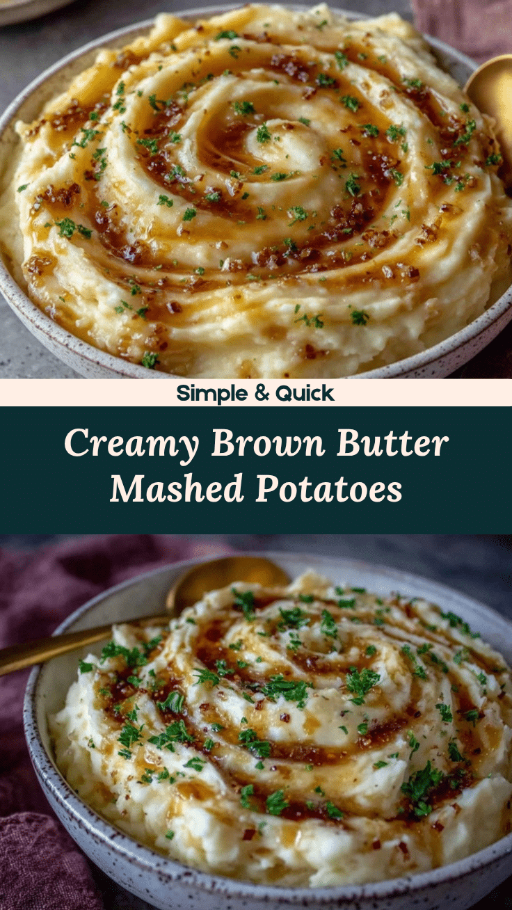 brown butter mashed potatoes recipe