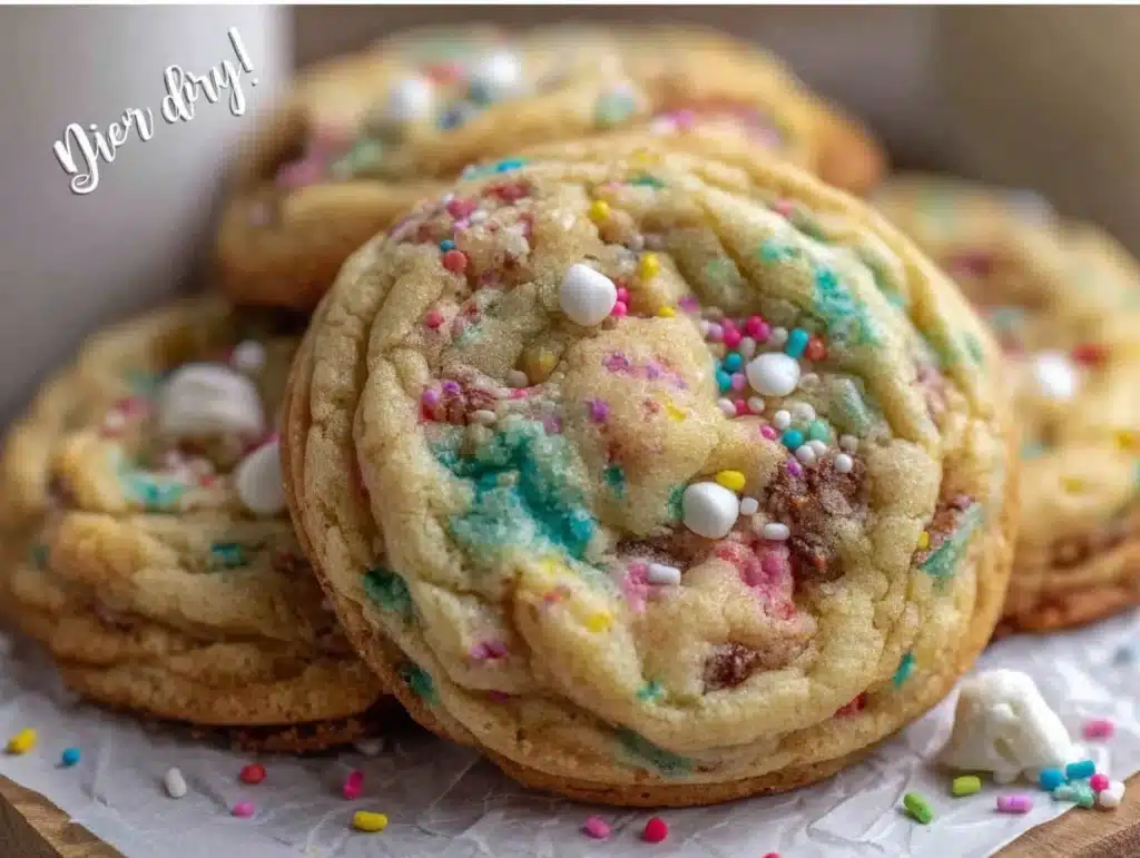 cake batter cookies - featured image