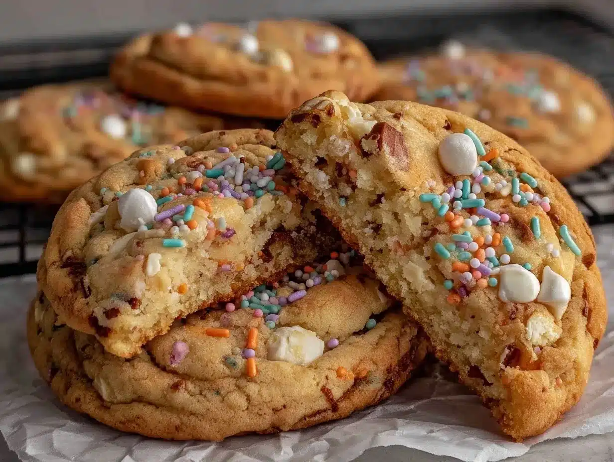 cake batter cookies preparation steps