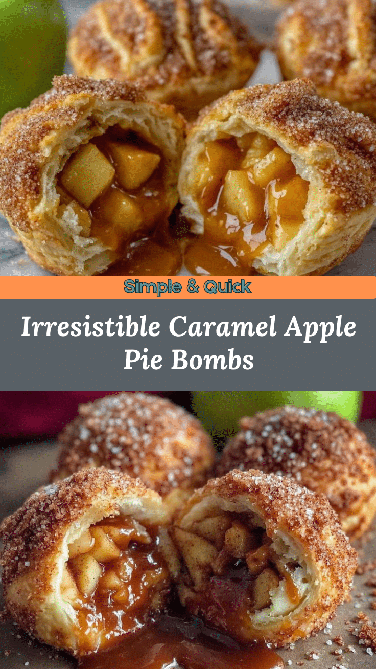 caramel apple pie bombs recipe