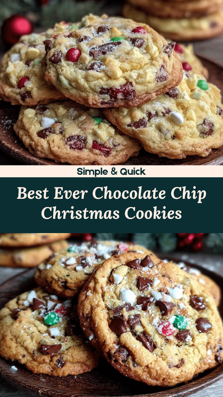 Chocolate Chip Christmas Cookies recipe