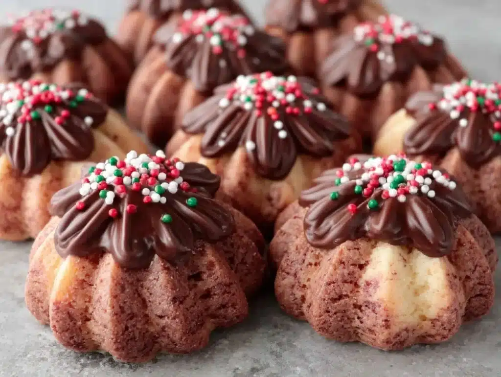 chocolate viennese butter cookies - featured image