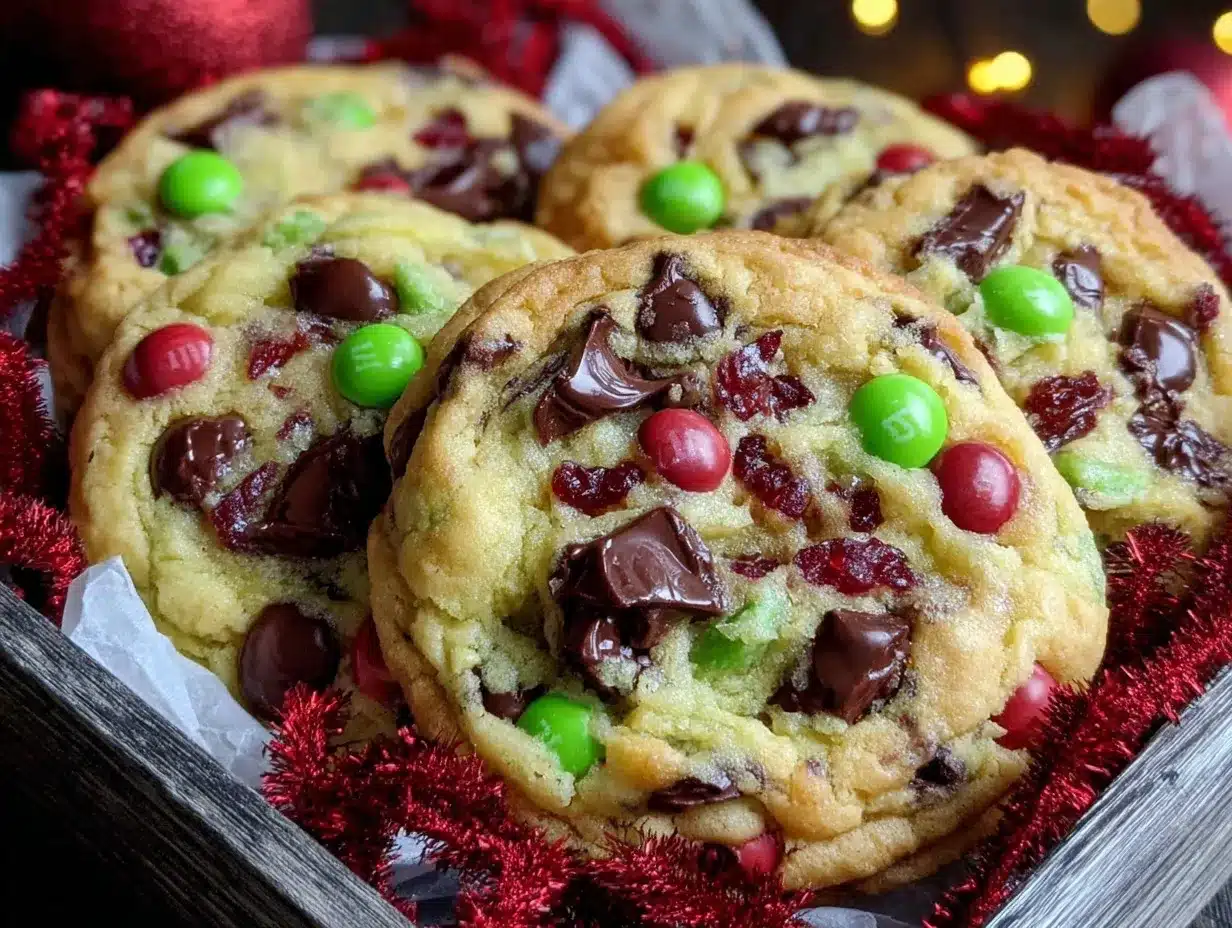 Christmas Monster Cookies preparation steps