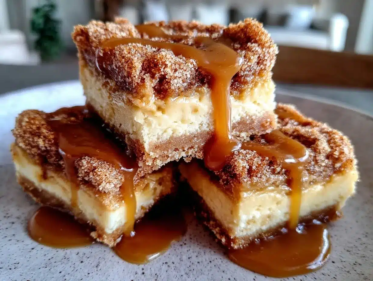 churro cheesecake bars preparation steps