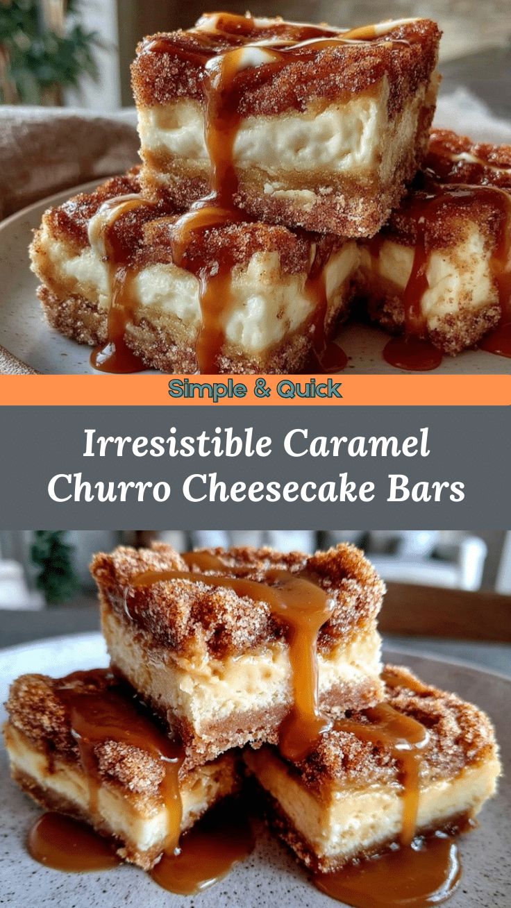 churro cheesecake bars recipe