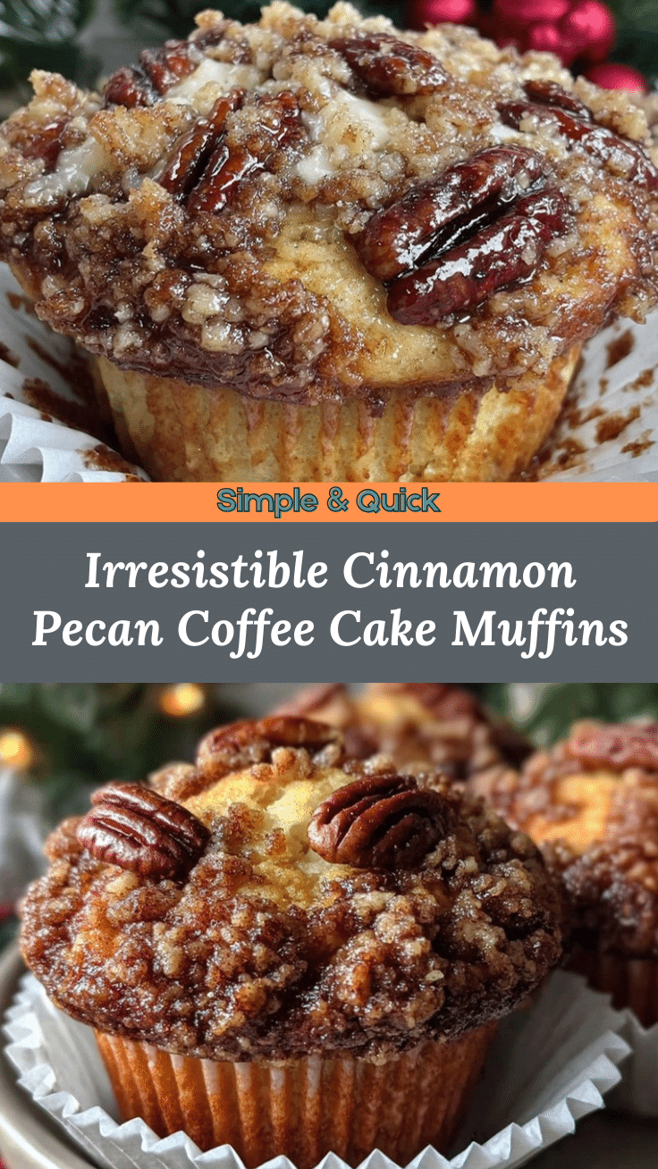 Cinnamon Pecan Streusel Muffins recipe