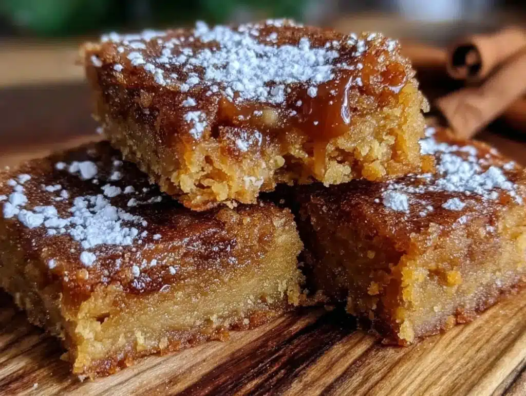 cinnamon sugar blondies - featured image