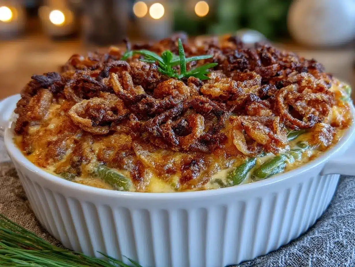 classic southern green bean casserole preparation steps