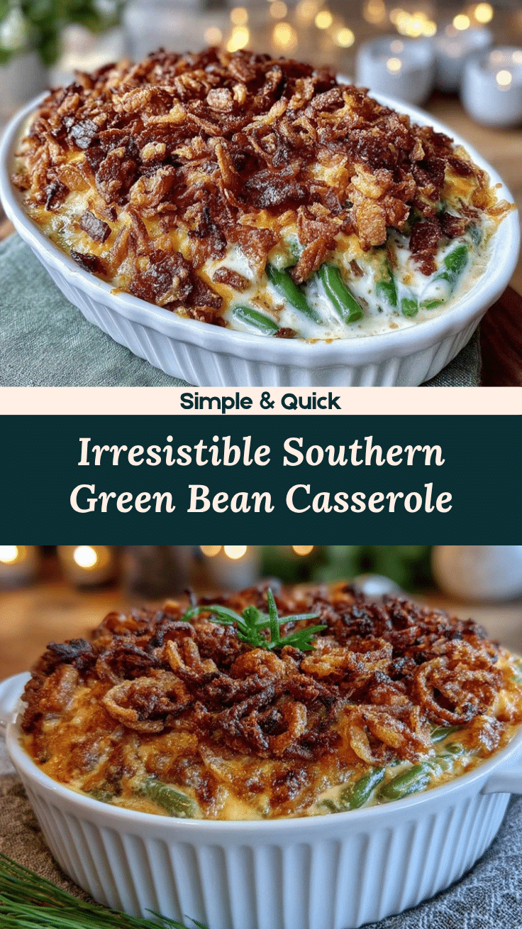 classic southern green bean casserole recipe