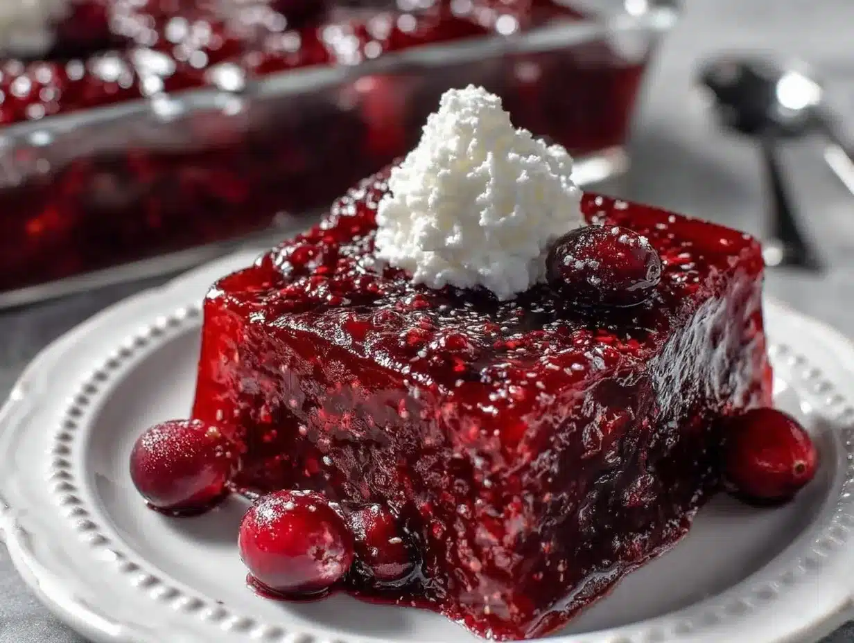 cranberry jello salad preparation steps