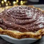 creamy chocolate pie - featured image