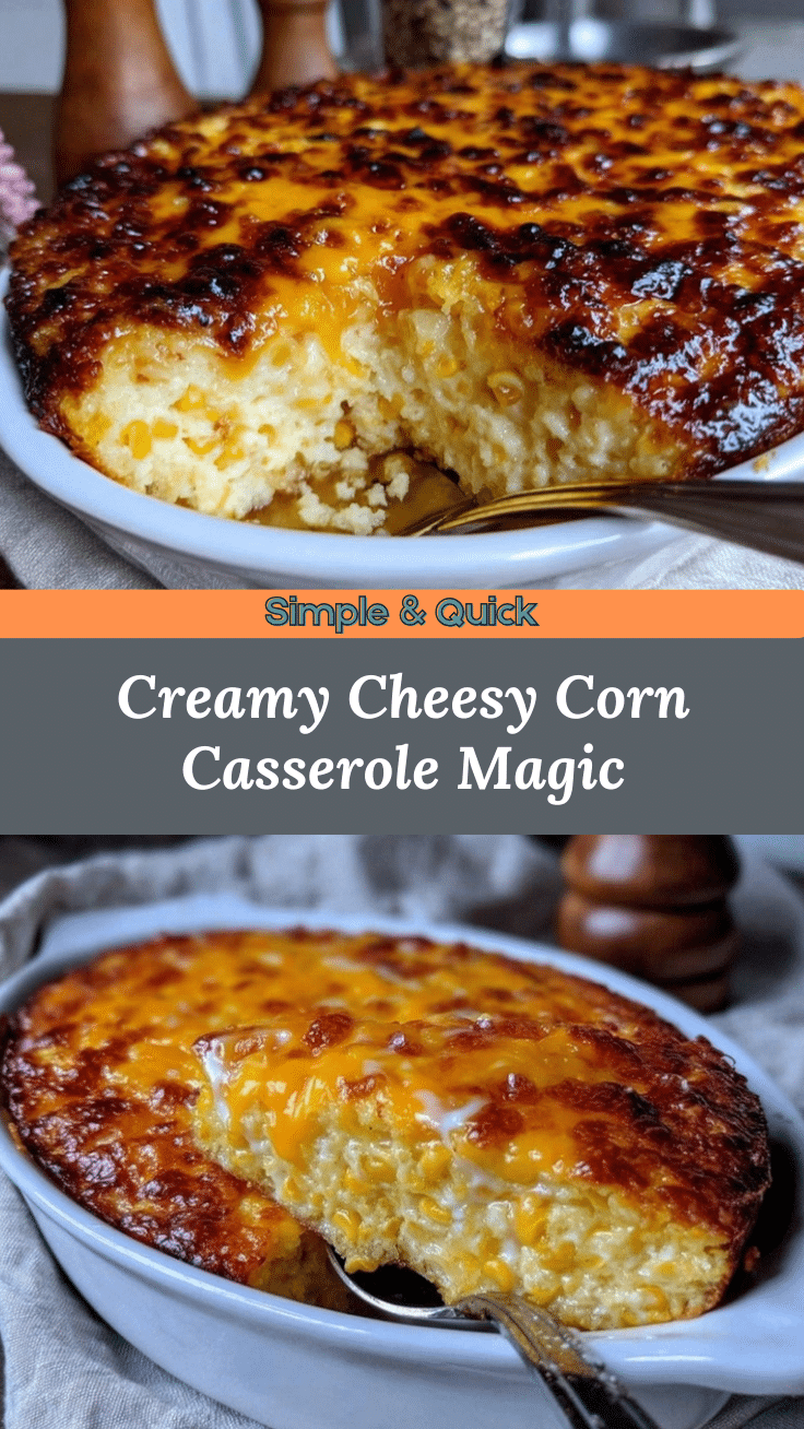 creamy corn casserole recipe