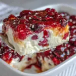 creamy cranberry cream cheese jello salad - featured image