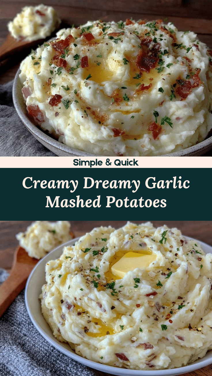 creamy garlic mashed potatoes recipe