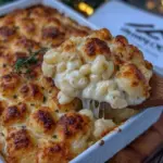 creamy mac & cheese casserole - featured image