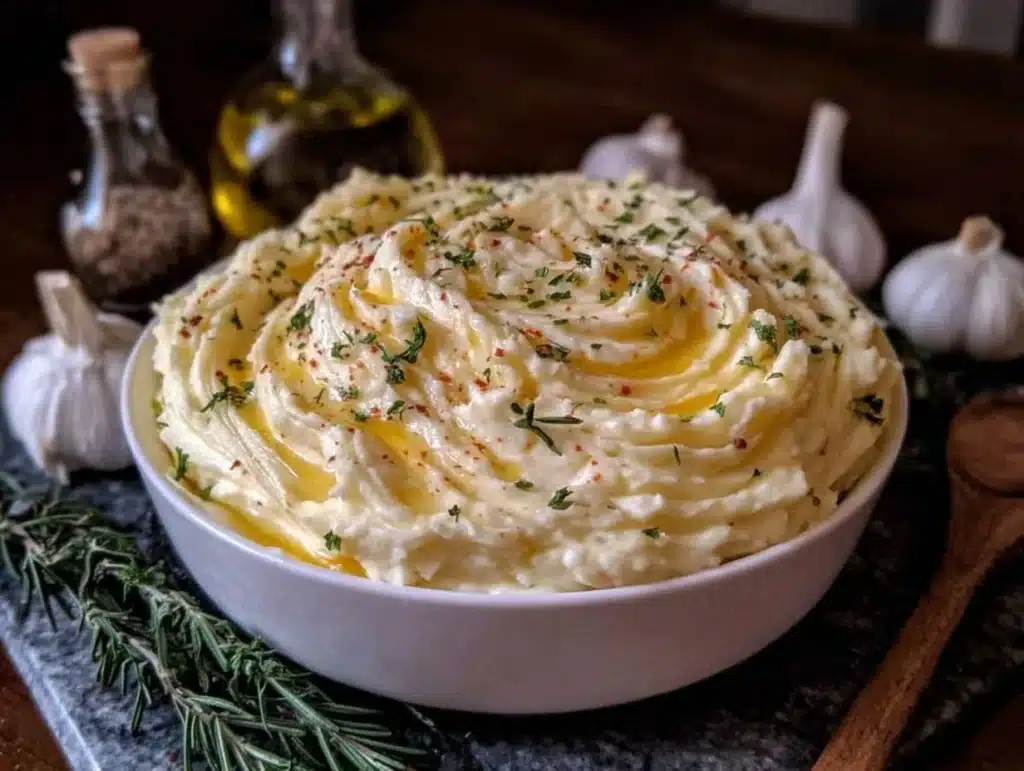 creamy mashed potatoes - featured image