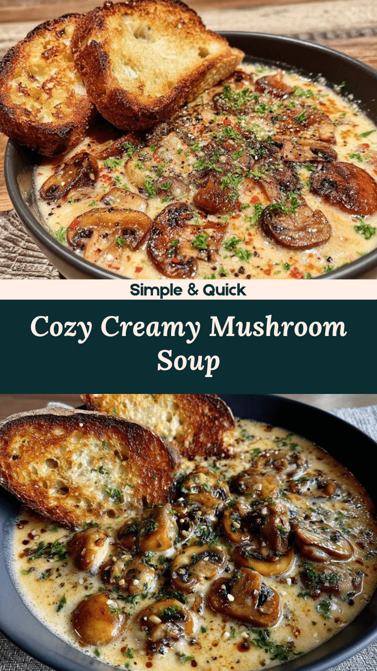 creamy mushroom soup recipe