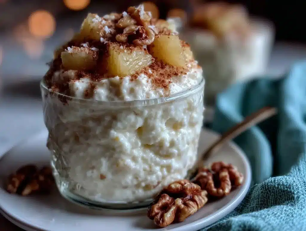 creamy pineapple walnut salad - featured image