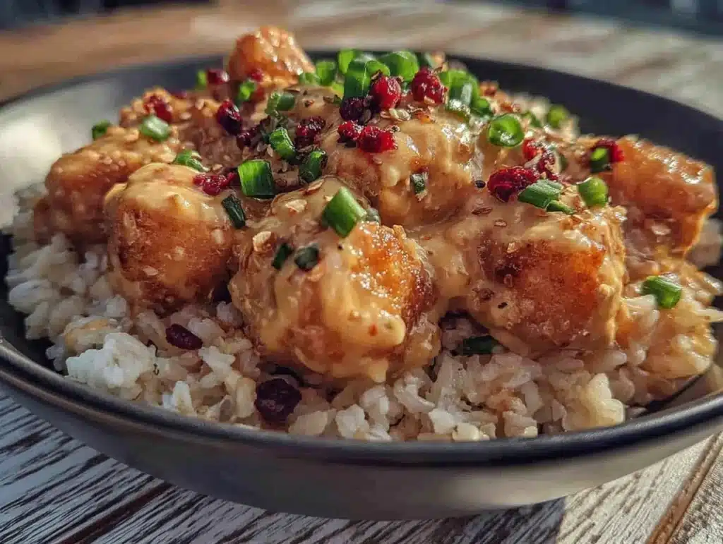 crispy bang bang tofu - featured image