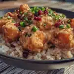 crispy bang bang tofu - featured image