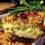 crispy cheddar bay green bean casserole - featured image
