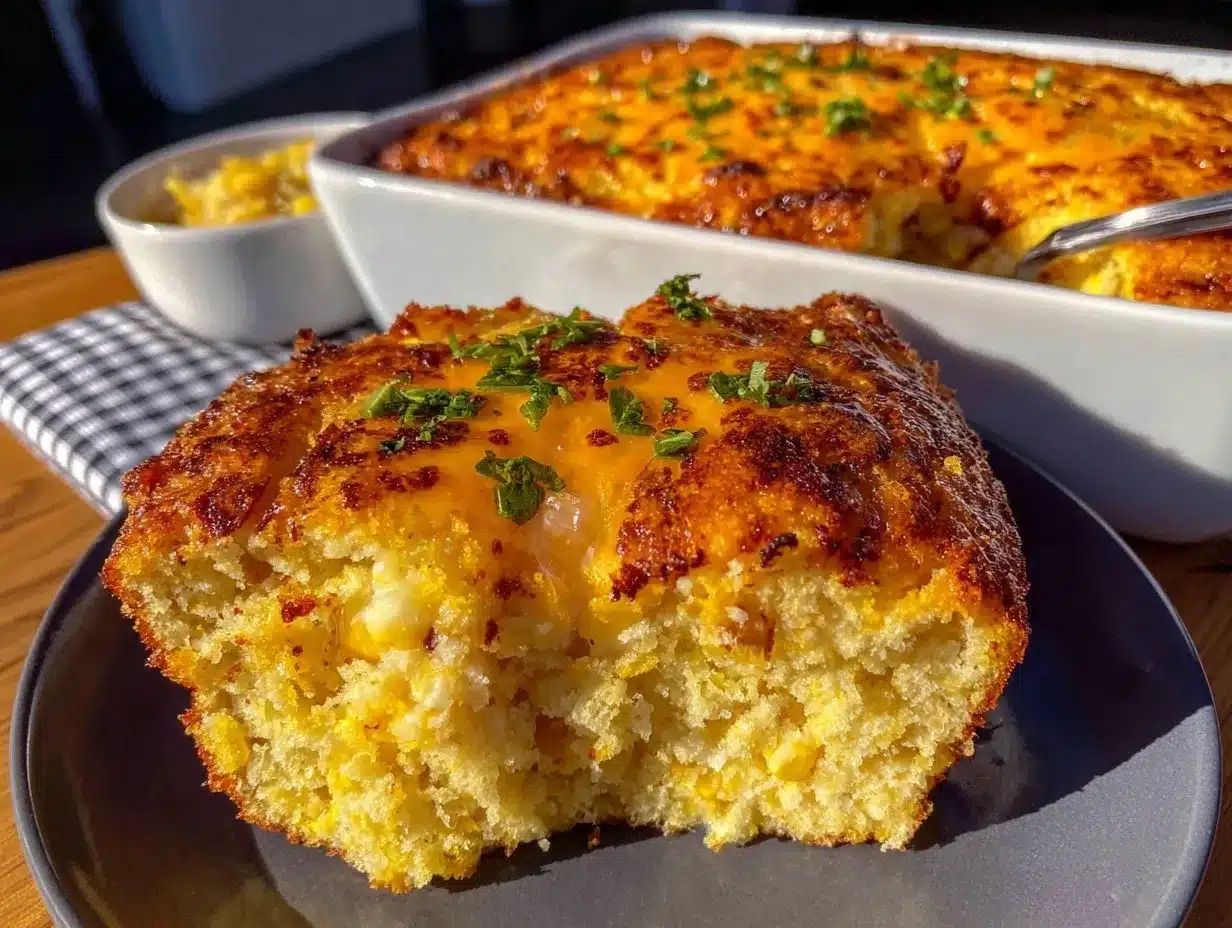 crispy cheesy jalapeño cornbread casserole preparation steps