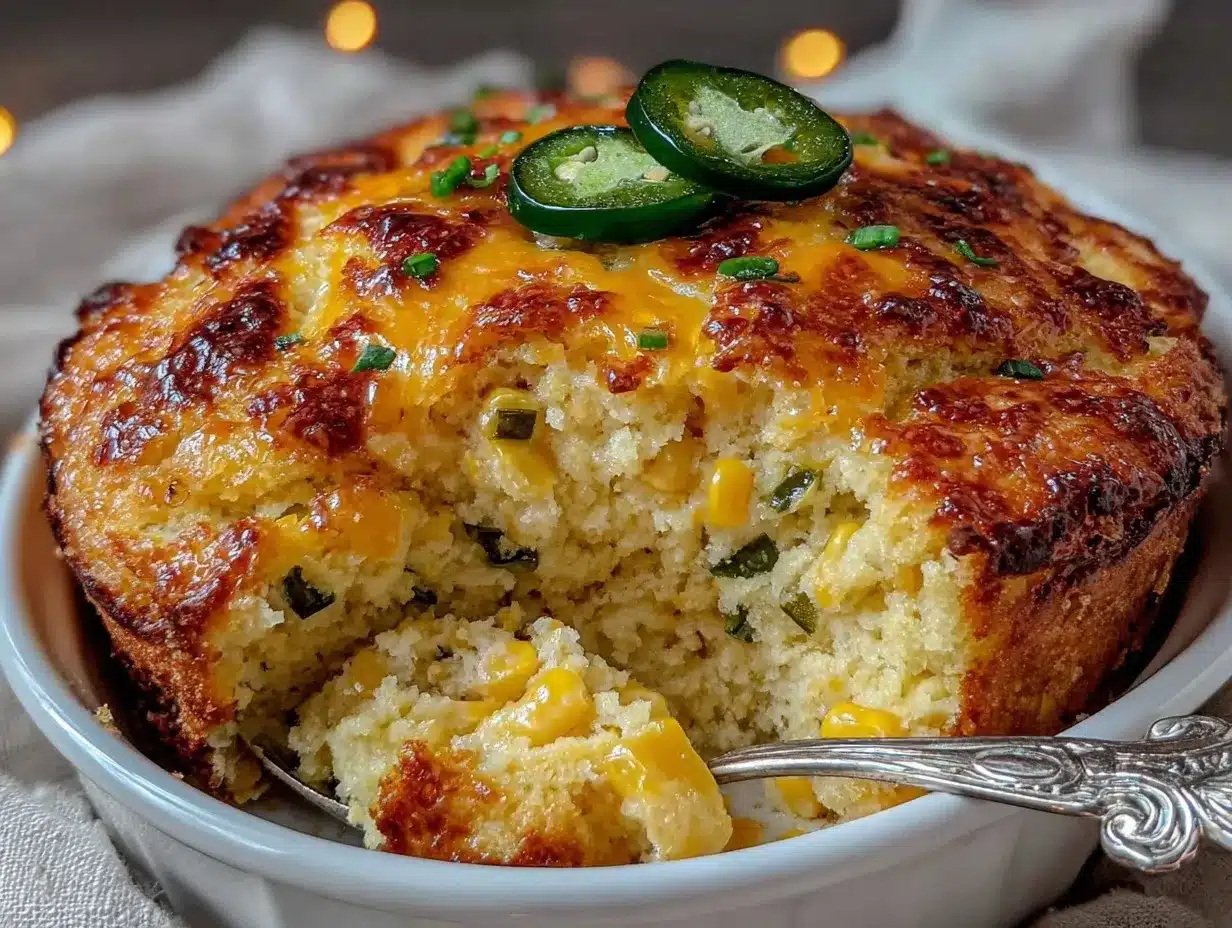 crispy cheesy jalapeño cornbread casserole preparation steps
