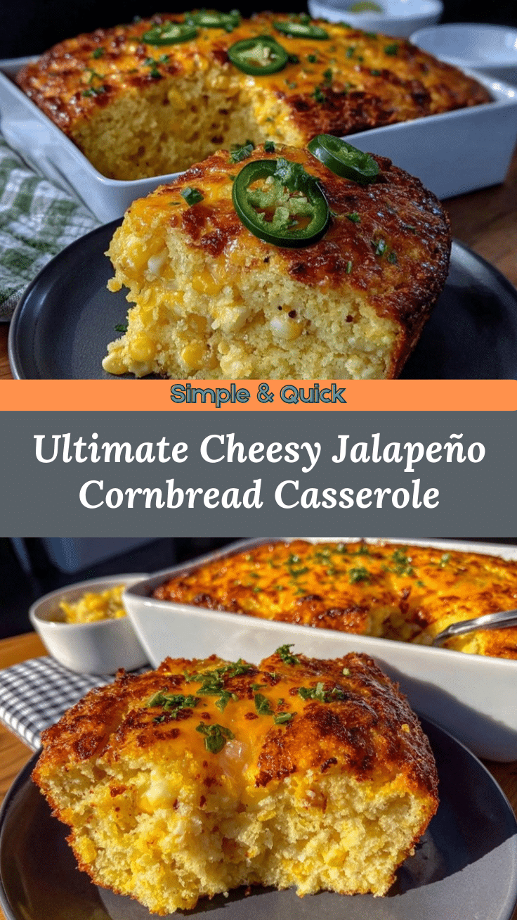 crispy cheesy jalapeño cornbread casserole recipe