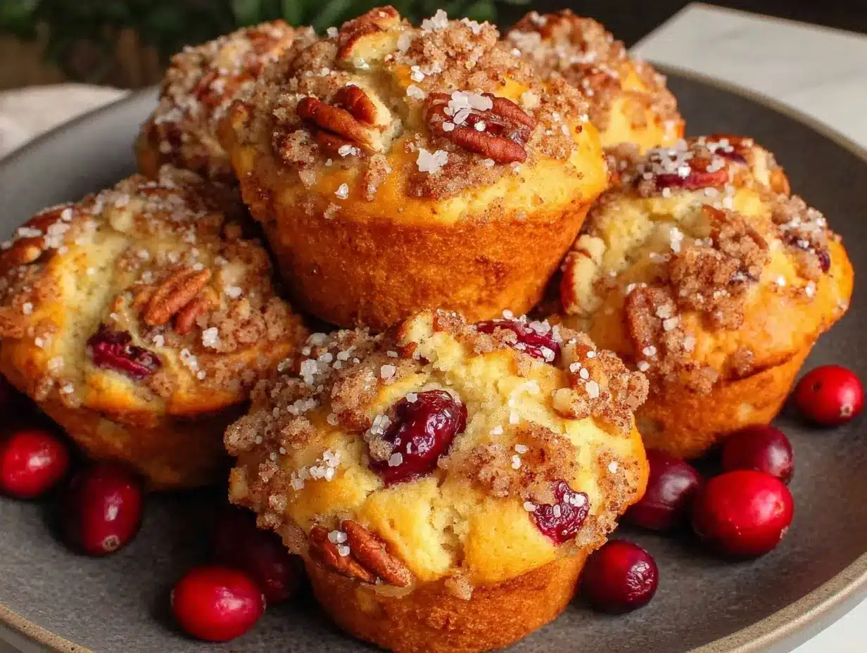 crispy cranberry orange muffins preparation steps